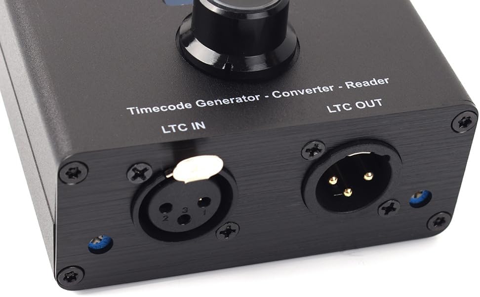 LTC-MIDI Tijdcodesynchronisatie – MIDI LTC Syncbox – Tijdcodeconverter – Tijdcodegenerator – Tijdcodelezer – USB MIDI Interface – OLED Display