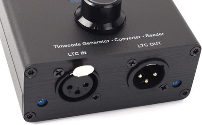 LTC-MIDI Tijdcodesynchronisatie – MIDI LTC Syncbox – Tijdcodeconverter – Tijdcodegenerator – Tijdcodelezer – USB MIDI Interface – OLED Display