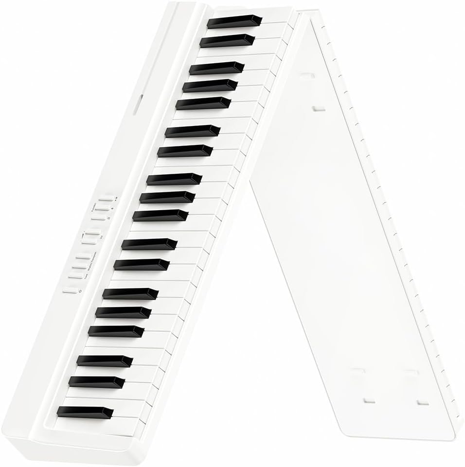Digitale Piano – Keyboard – Pianotoetsenbord – E-Piano – Elektrische Piano – Wit – 88 Toetsen En Halfgewogen Toetsen – Bluetooth En Opnamefunctie