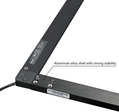 50 Inch Infrarood Touchframe – Touchscreen Frame – Touch Overlay – Infrarood Touchscreen – Interactief Scherm – 10-Punts Multitouch – USB Plug & Play