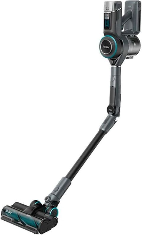 Redkey - F10 - Handstofzuiger met Steel - 23kPa - 400W - Draadloze Steelstofzuiger - Zakloze stofzuiger - Draadloze stofzuiger - Afneembare Kruimelzuiger - Zwart