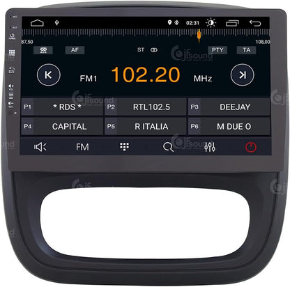Autoradio Fiat Talento – Auto Stereo – Multimedia Systeem – Navigatie Systeem – Inbouw Radio – 10 Inch Touchscreen – Bluetooth & WiFi Connectivity