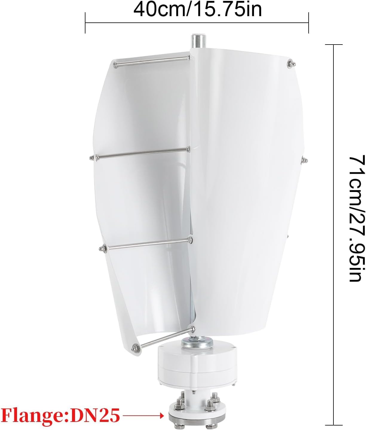 10000W Geen Lawaai Lage Snelheid Verticale As Wind Power Turbine Generator 220V Dak Zet Residentieel Thuis Gebruik Hoog Rendement Windmolen voor Thuis/RV/Marine
