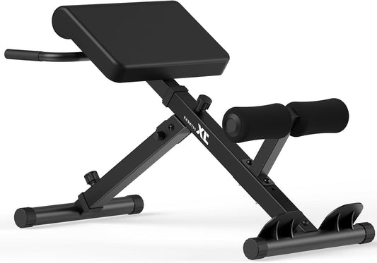 Hyperextension Bank – Roman Chair – Back Extension Bank – Rugtrainer – Fitnessbank – Verstelbare Hellingshoek – Inklapbaar & Ruimtebesparend