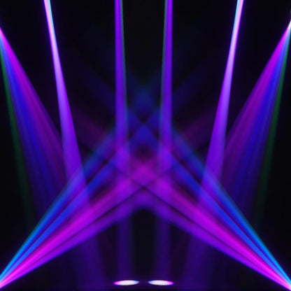 SHEHDS 120mm Diameter Lens, DJ Podium voor Bruiloft Party Dance Podium Lichten 180W, Bewegende Hoofd Lichten, 14 Gobos 11 Kleuren Spotlights, Beam/Frost/Prism/Zoom Effect, 18 Facet Prism DMX512,