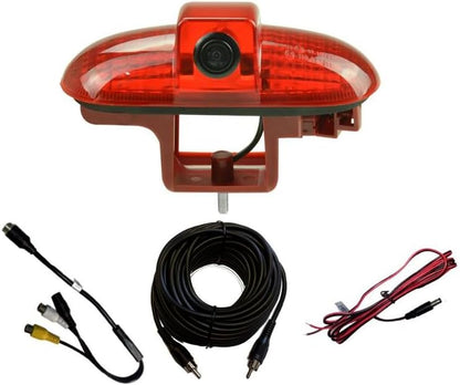 Dolfijn achteruitrijcamera, OEM remlicht vervanging voor Vauxhall Vivaro/Opel Vivaro 2001-2014 met 4,3 inch dashboard monitor