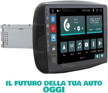 Specifieke autoradio voor Smart mit serienmäßiger Tom-Tom-Navigation Android GPS Bluetooth WiFi USB DAB+ Touchscreen 9" 8core Carplay AndroidAuto