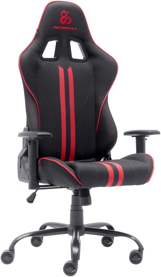 NEWSKILL Kitsune V2 Gamingstoel, rood, ademende stof