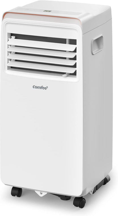 COMFEE' AMBRA Mobiele airconditioner 9000 BTU/H, 10C, 2,6 kW, 25 ㎡/68 m³, 3-in-1, draagbaar, ventilator, koeling, ontvochtiging, 24-uurs timer, slaapmodus, volgfunctie