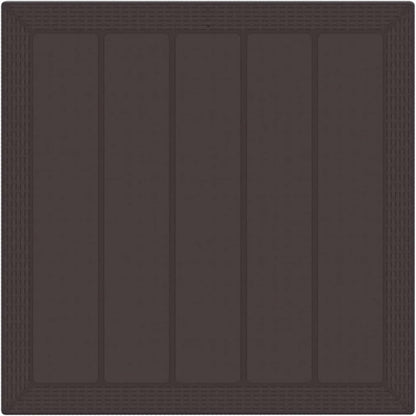 Gecheer 5-Piece Garden Dining Set with Cushion, Brown Poly Rattan, Outdoor Dining Group, Weatherproof Seating Group, Dining Table, Chairs for Patio, Garden, Balcony, 3378539 - QUORE