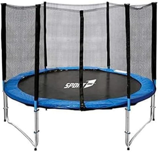 Sport1 springmat diameter 183 cm/beschermnet hoogte 160 cm met ritssluiting ingang/waterdicht UV-bestendig/structuur van verzinkt staal/eenvoudige montage/Made in USA