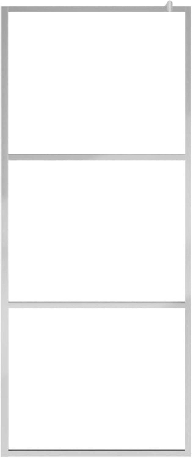 Inloopdouche – Douchewand – Walk-in Douche – Doucheruimte – Douchecabine – ESG Veiligheidsglas – Verstelbaar Aluminium Frame 140x195 cm