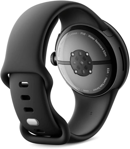 Google Pixel Watch 3 (41 mm) – Android-smartwatch met hartslagmeting, geavanceerd hardlopen vanaf Fitbit, fitness-inzichten, 24-uurs batterij – matzwarte aluminium behuizing – obsidiaanband – wifi
