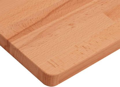 Bathroom countertop 100x50x2.5cm solid wood beech,bathroom countertop vanity,desk top work surface large tabletop tabletop tabletop type1 hardware - QUORE