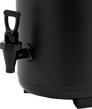 Dispenser - Drankendispenser - Koffiedispenser - 12L - voor warme en koude dranken - 201 roestvrij staal binnenwerk - Zwart