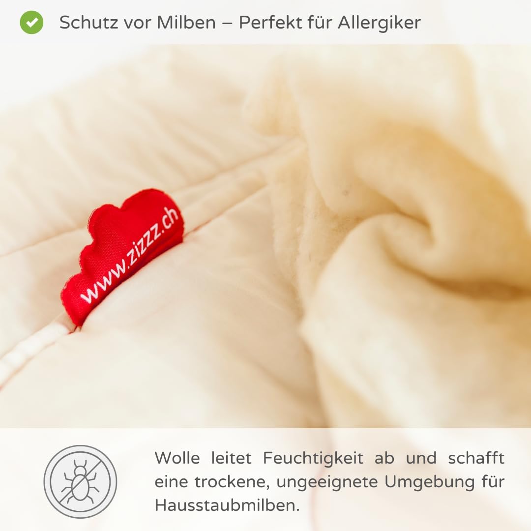 Premium Wol Deken – Zachte en Warme Swisswool, Perfect voor 4 Seizoenen