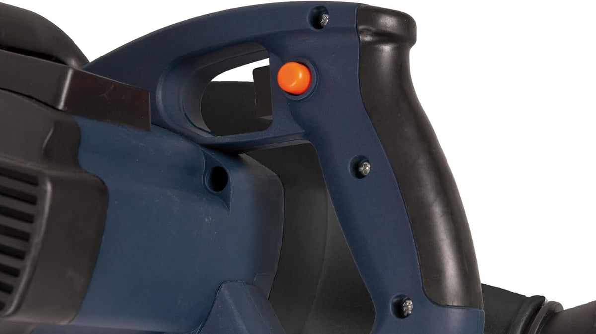 Ferm Muurfrees 1700W - 2 Diamantschijven 125mm - Lasergeleiding - Stofafzuigadapter - Koffer, meerkleurig