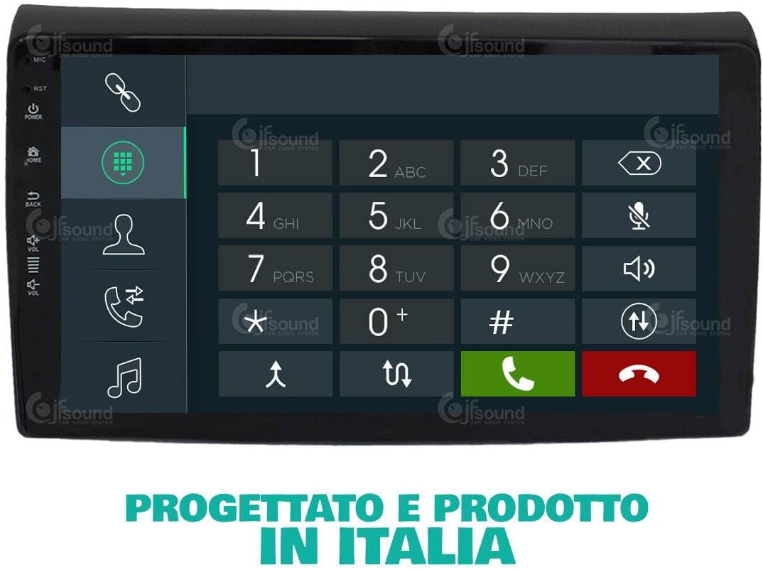 Autoradio Fiat Bravo 2007-2014 – Multimedia Speler – Inbouw Radio – Navigatiesysteem – Touchscreen Autoradio – 9 Inch Scherm – 8-Core Processor – Bluetooth & Apple CarPlay