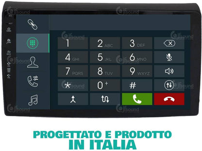 Autoradio Fiat Bravo 2007-2014 – Multimedia Speler – Inbouw Radio – Navigatiesysteem – Touchscreen Autoradio – 9 Inch Scherm – 8-Core Processor – Bluetooth & Apple CarPlay