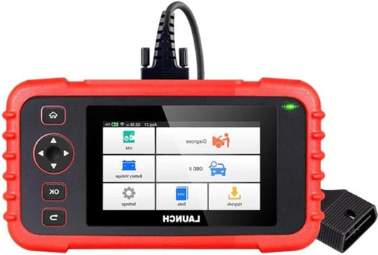OBD2 Codelezer – Auto Diagnosetool – Foutcode Lezer – Auto Scanner – 4 Systeem Diagnose – 3 Resetfuncties – 3,5 Inch Kleurenscherm – Levenslange Updates