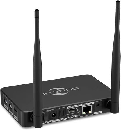 Dune HD Pro Vision 4K | Media Player | Android Box | D Vision | Atmo | HD-Audio | HDMI 2.1 | BT 5 | WiFi | 1Gbit | USB 3.0 | 4GB / 64GB | Optical S/PDIF | 4Kp60 | 1080p
