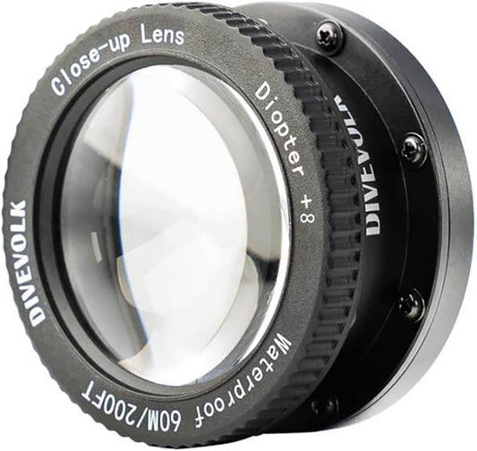 DIVE VOLK macro lens +8 voor Sea Touch 4 Max.