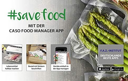 Vacuümsealer – Vacuümverpakkingsmachine – Vakuümzakkenpomp – Food Sealer – Voedselverpakkingsmachine – Krachtige Vacuümpomp 70 L/min – Dubbele Lasnaad & Instelbare Vacuüm- en Lasduur