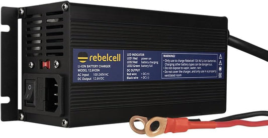 12,6V Li-ion Batterijlader – Acculader – Oplader – Batterijoplader – Lithium Batterijlader – 20A Snel Laden – Veilig Laden Met Beveiliging