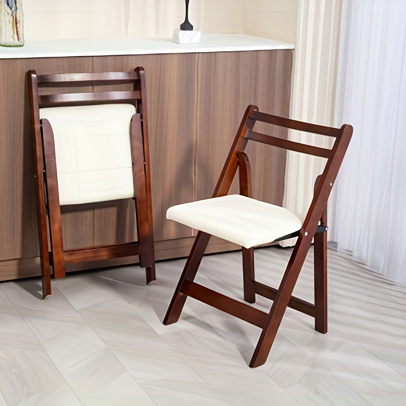Space-Saving Folding Chair - Heavy-Duty Metal Construction, Adjustable Height, Compact Design for Home, Office, Travel - Easy Assembly with Tools Included - Durable