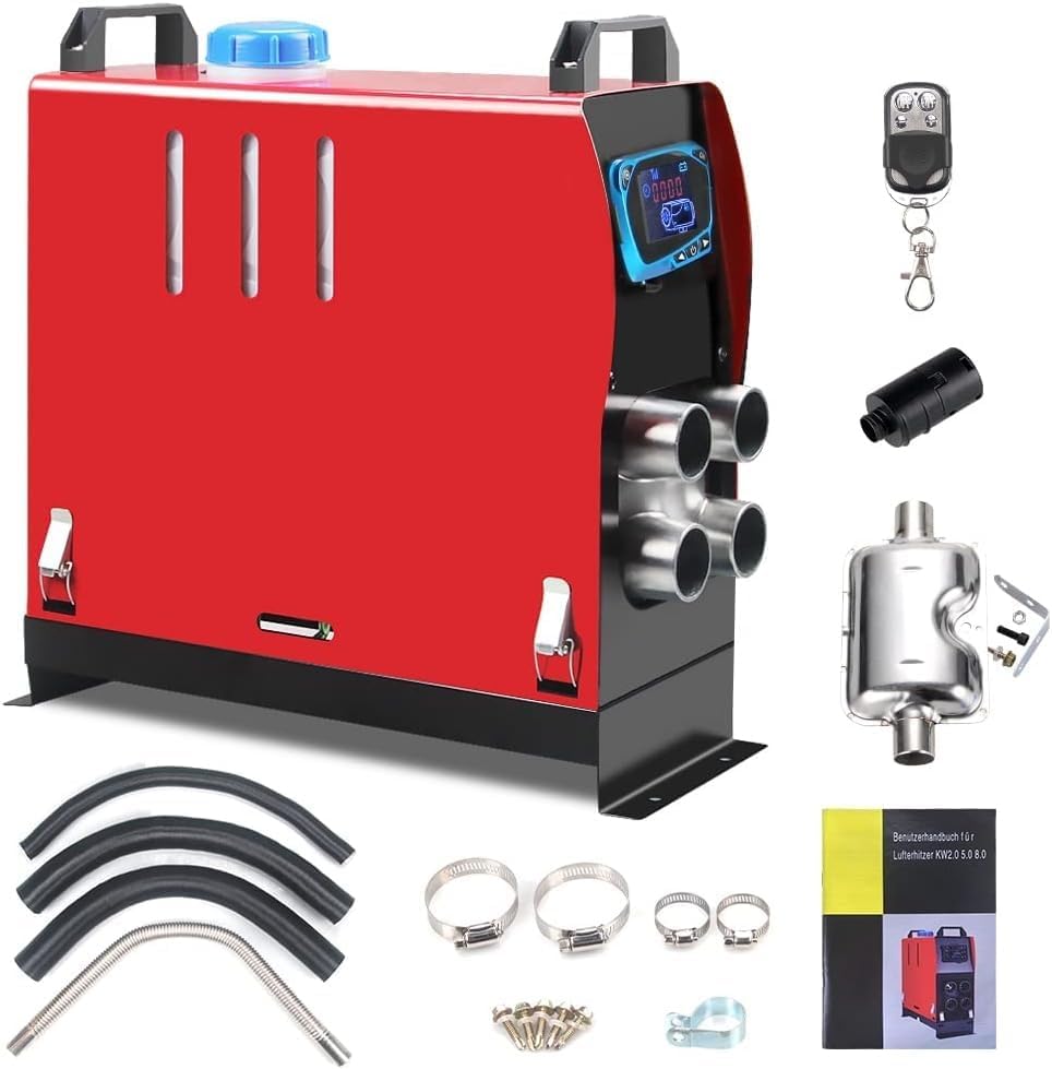 Dieselluchtverwarmer – Dieselverwarmer – Luchtverhitter – Heater – Cabin Heater – 8 kW Vermogen – Afstandsbediening Met LCD-scherm