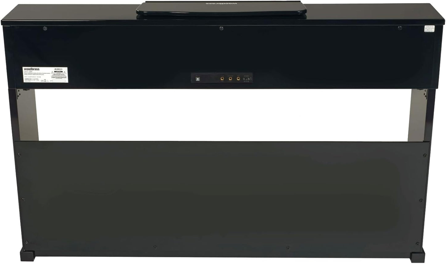 Digitale piano zwart glanzend – Elektrische piano – Pianomeubel – Meubelpiano – 88-toetsen piano – 88 gewogen toetsen met progressieve hammer action – Bluetooth en 3 pedalen inbegrepen