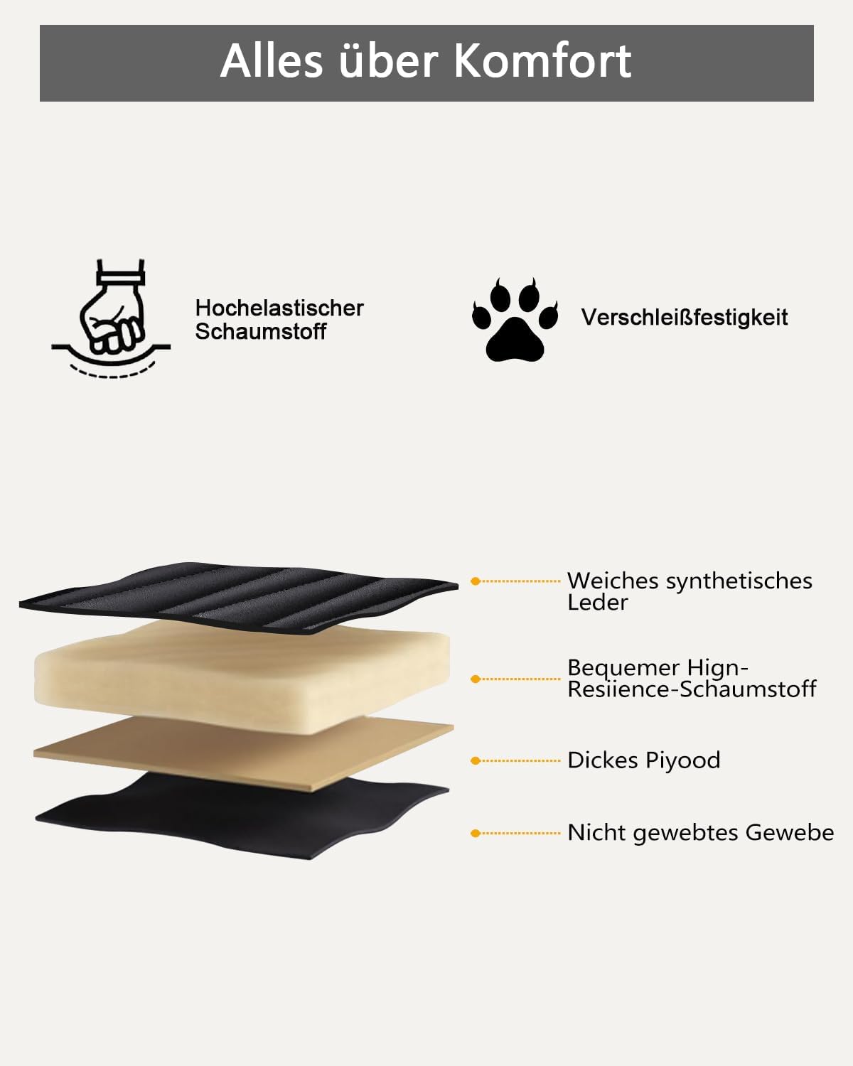 YOUTASTE Barkruk, set van 2 barstoelen, in hoogte verstelbaar, draaibaar met PU-leer, barkruk met rugleuning en voetensteun, zithoogte 57-82 cm, voor keuken, toonbank, bar, zwart