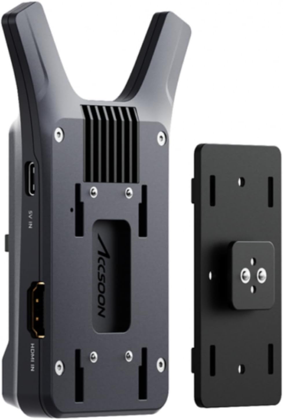 Accsoon CineView Nano draadloze zender HDMI-ingang 0,06s 150m Ultra Low Delay HD 1080p60fps Compatibel met IOS Android-systeem voor Tik-Tok YouTube Live Streaming.