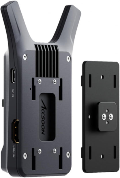 Accsoon CineView Nano draadloze zender HDMI-ingang 0,06s 150m Ultra Low Delay HD 1080p60fps Compatibel met IOS Android-systeem voor Tik-Tok YouTube Live Streaming.