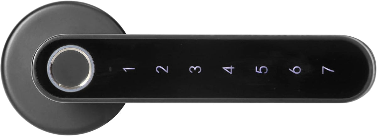 Smart Lock met Tiptoetsenbord en Slimme Functie - Vingerafdruklezer Bleutooth 4.0 (Zwart)