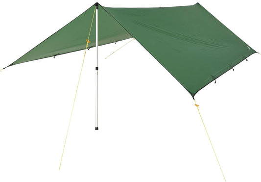 Wechsel Tents Tarp S - Waterdichte Luifel 4 x 2,9 m - Bescherming Tegen Weersinvloeden en UV - Groen (Zero-G-Line)