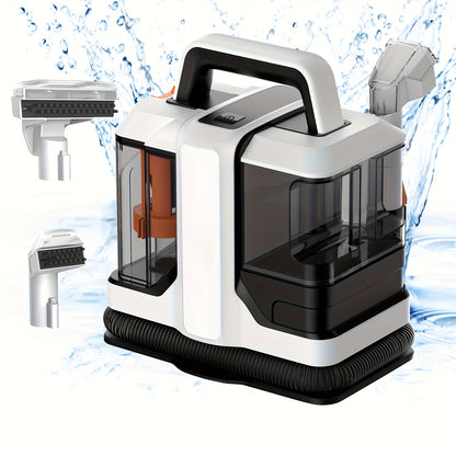 Handstofzuiger – Stofzuiger – Zakloze Zuiger – Auto Stofzuiger – Snoerloze Mini Stofzuiger – 1080ml Inhoud – Krachtige Zuigkracht – Compact & Lichtgewicht – Zwart met Blauwe Accent