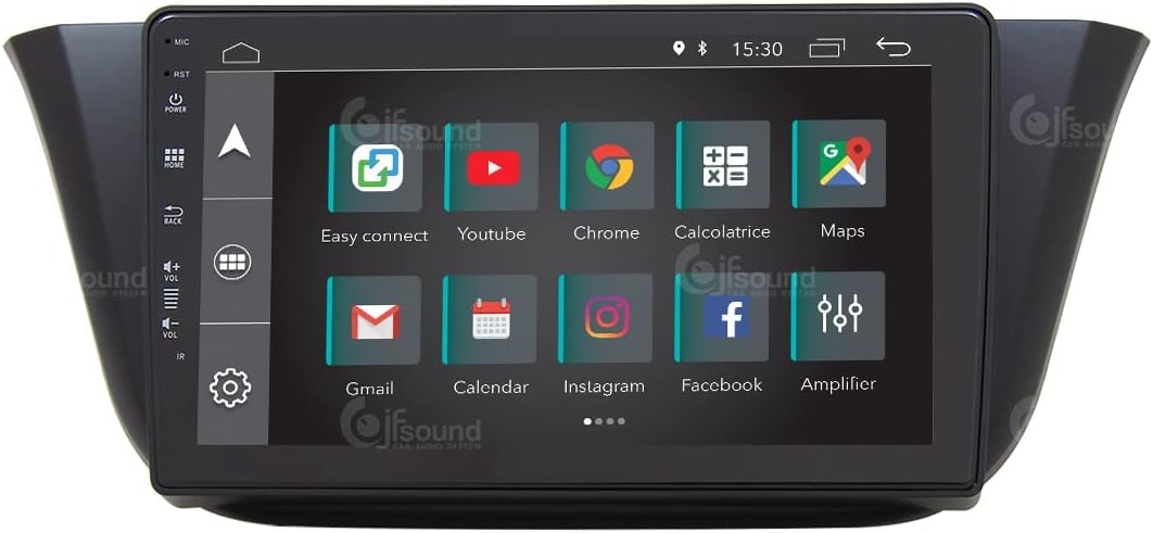 Autoradio – Auto Radio – Multimedia Radio – Inbouw Radio – 1-DIN Autoradio – 9 Inch Touchscreen – Android 4-Core Processor – Apple CarPlay & Android Auto Compatible