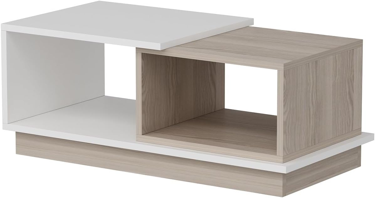 Salontafel Woody Fashion | 90 x 45 x 36 cm | Oak White Design
