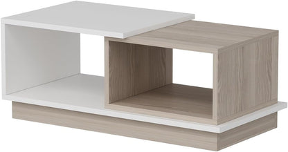 Salontafel Woody Fashion | 90 x 45 x 36 cm | Oak White Design