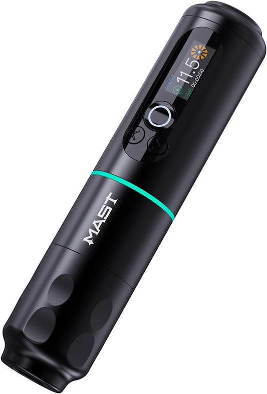 Mast Wireless Tattoo Maschine Pen Rotary Tattoo Battery Pen Colorful Creen Wireless Tattoo Cartridges Machine for Tattoo Artists