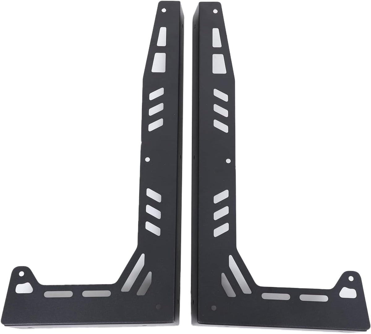 Aluminiumlegering, zwart, autostoel, houder, compatibel met LR Defender 90 110 130 2004-2018, autostoel, zijbevestiging, houder, interieur, accessoires