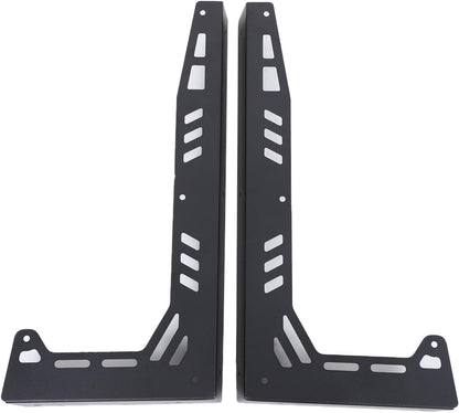 Aluminiumlegering, zwart, autostoel, houder, compatibel met LR Defender 90 110 130 2004-2018, autostoel, zijbevestiging, houder, interieur, accessoires
