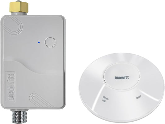 ECOWITT Tuinsproeier Irrigatietimer WFC01, Automatische Bewateringstimer Druppelirrigatiesysteem, Landbouw Zelfbewateringssysteem voor Planten met Waterdichte Slimme Controle Watertimer + Hub GW2000