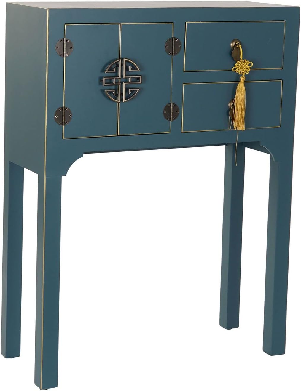 DRW Console sparren 63 x 26 x 83 Oosters blauw
