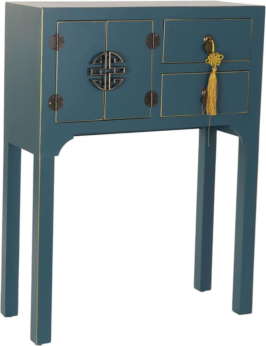 DRW Console sparren 63 x 26 x 83 Oosters blauw