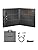 100W Foldable Solar Panel, Solar Panel, 23% Higher Energy Conversion Efficiency, Monocrystalline Solar Panels, Photovoltaik Module Solarlage for Outdoor, Garden, Balcony, Living Room, Camping - QUORE