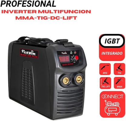 Inverter-lasapparaat, zwart, 200 Plus + broek