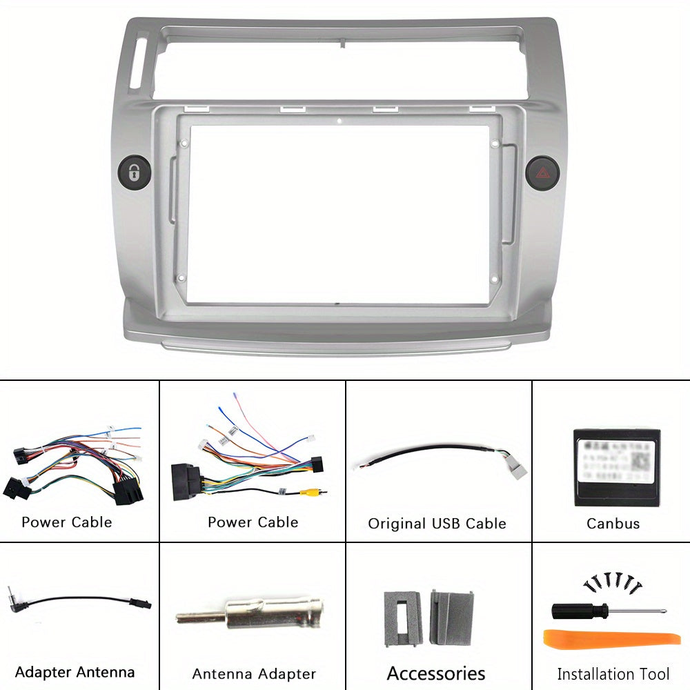 Android 15 Autoradio – Car Stereo – Multimedia Systeem – Double DIN Radio – Navigatiesysteem – 9 Inch Touchscreen – Draadloos CarPlay & Android Auto – Ingebouwde Achteruitrijcamera