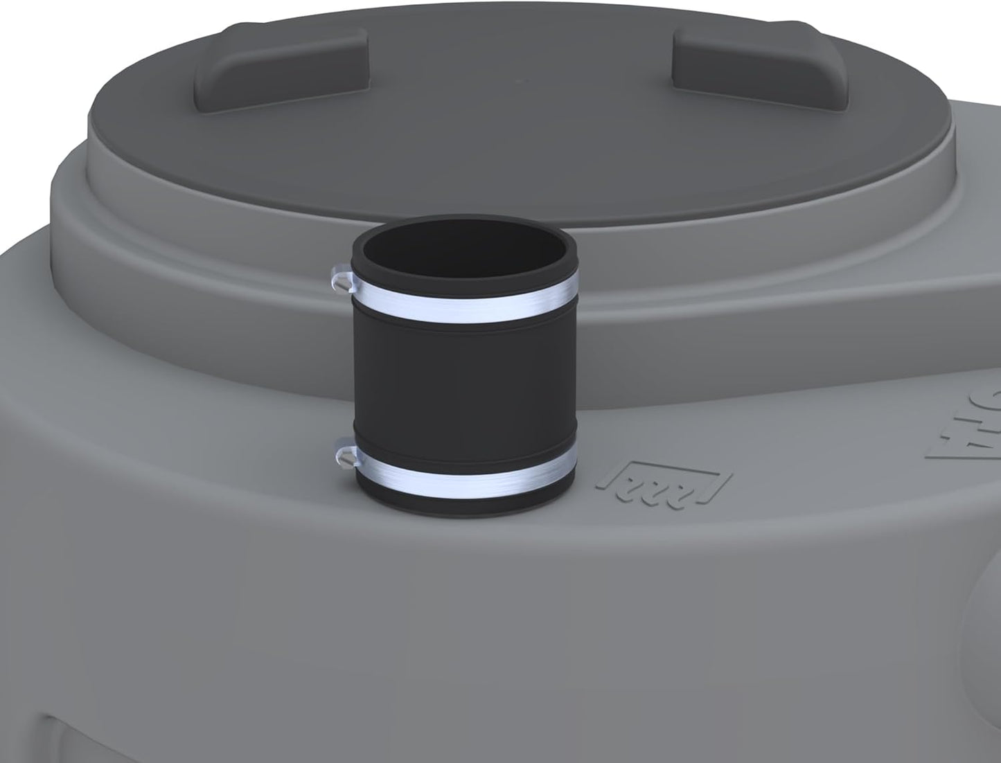 Hefstation voor grijswater en regenwater – Opvoerstation – Pompstation – Afvoerstation – Ingraafbare pompinstallatie – 4 ingangen – Automatische vlotter